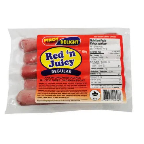 PD Red & Juicy Hotdog Regular 450g
