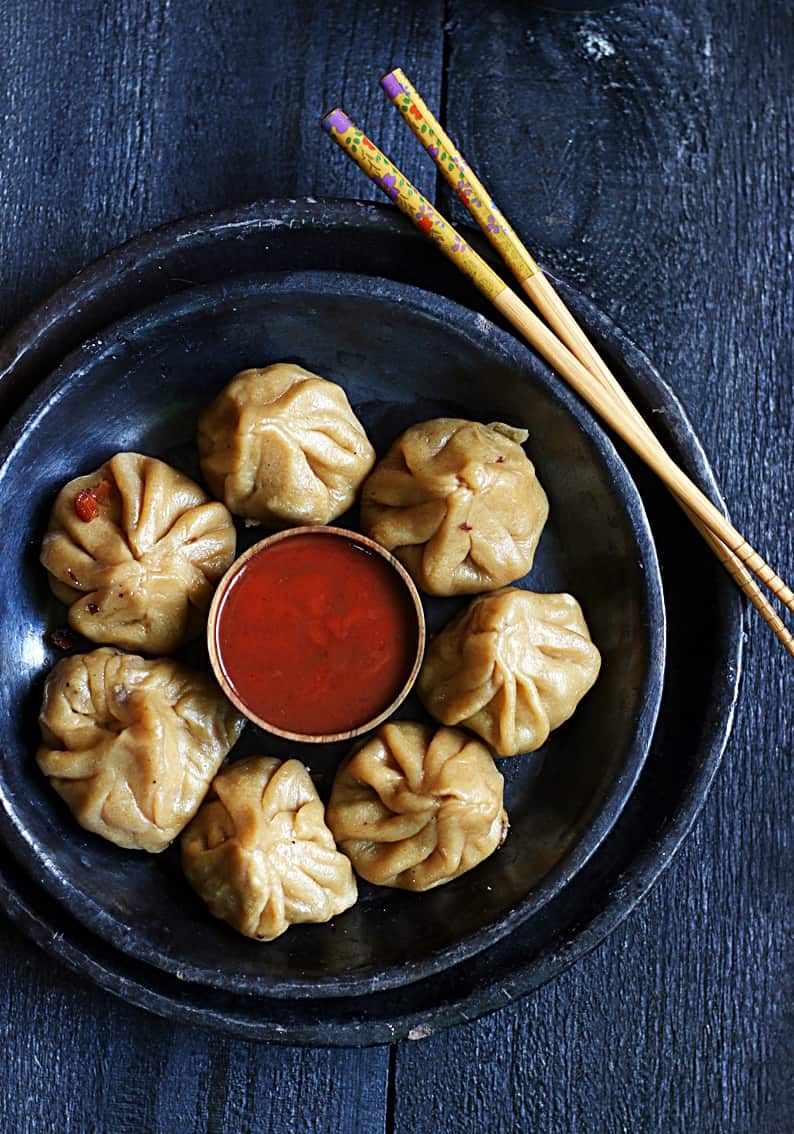 Veg Momo (Dumplings) Steam