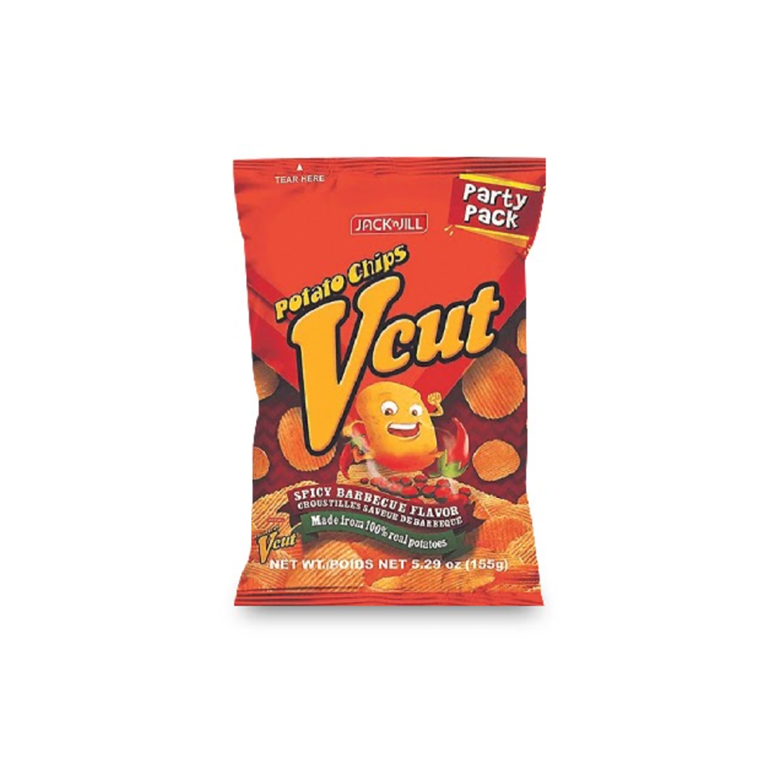 V Cut Chips Bbq