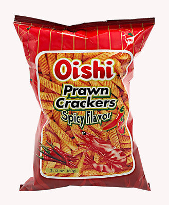 Oishi Prawn Crackers Spicy Prawn Flvr